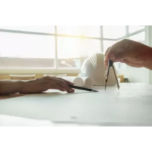 hands-engineer-working-blueprint-construction-concept-engineering-tools-vintage-tone-retro-filter-ef